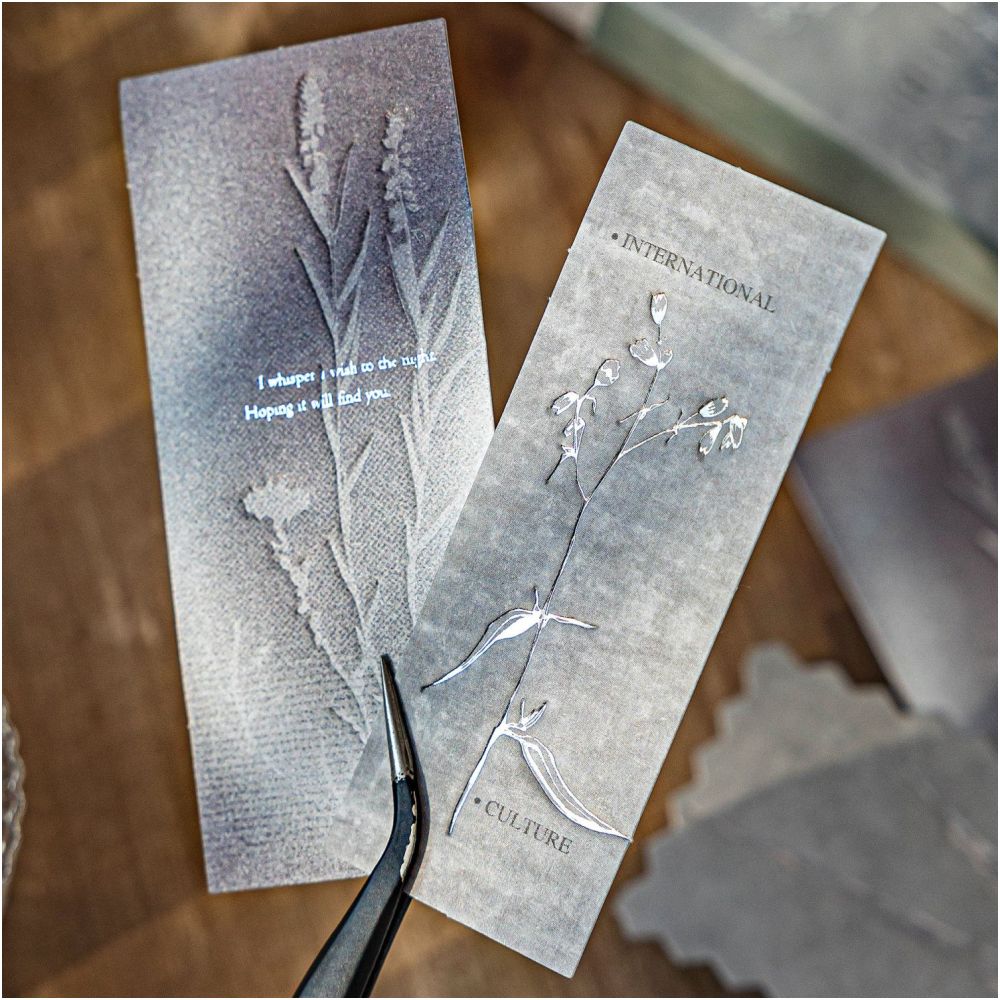 Memo Pads Leafy Light Series Material Paper 20 Sheets 6 Designs - ViktaShop