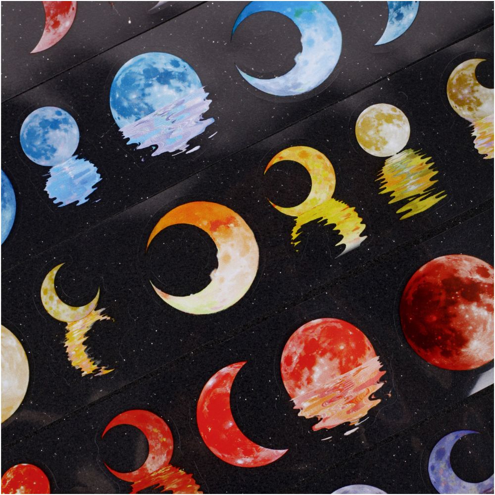 Moonlight Series PET Tape 5cm x 2m 6 Styles - ViktaShop