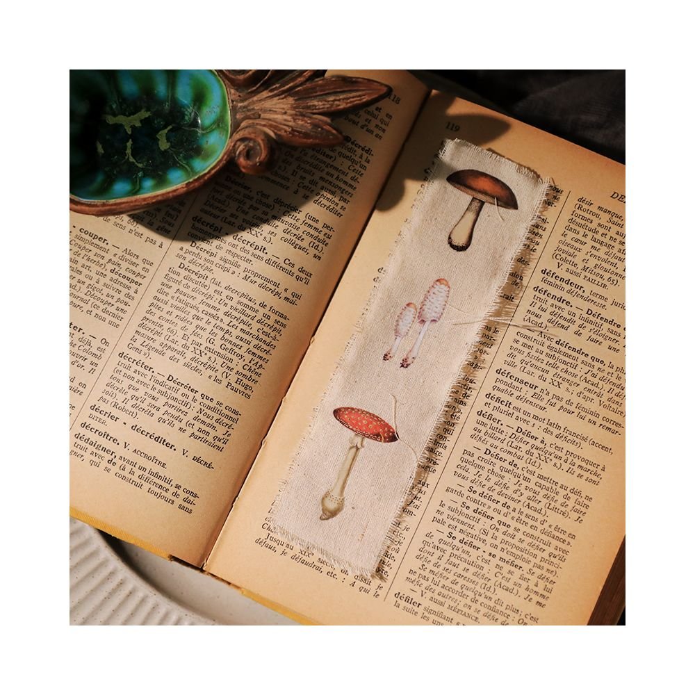 Mushrooms series Transfer Paper Stickers 2 Sheets - ViktaShop