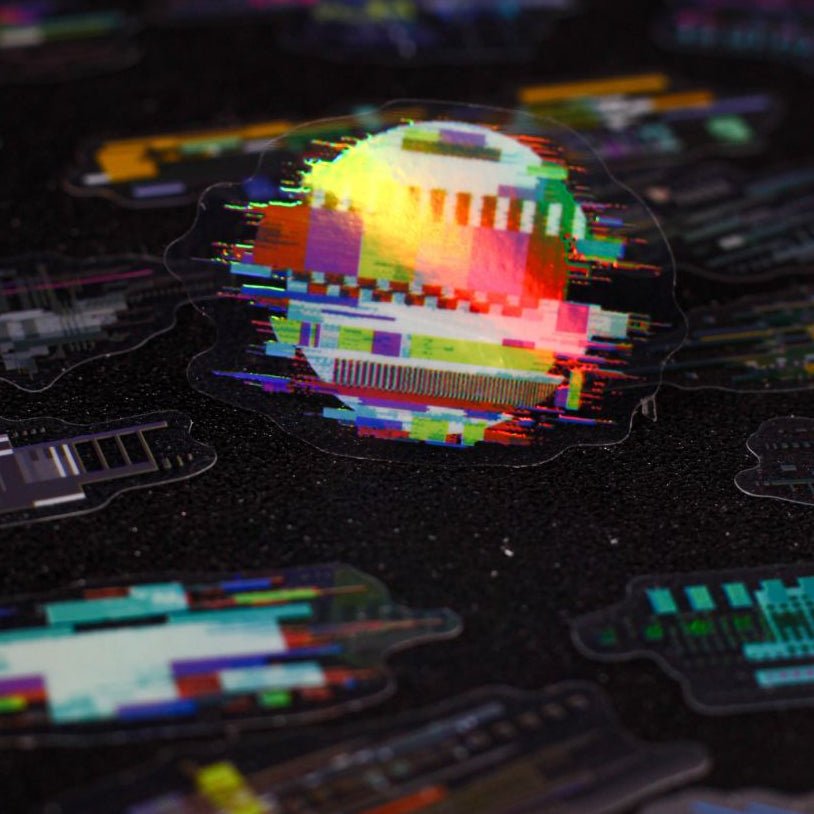 Noise Space Series Stickers 20 Sheets 6 Designs - ViktaShop