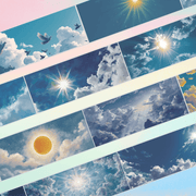 Queens Art Blue Sky PET tape 9cm x 2.5m - ViktaShop
