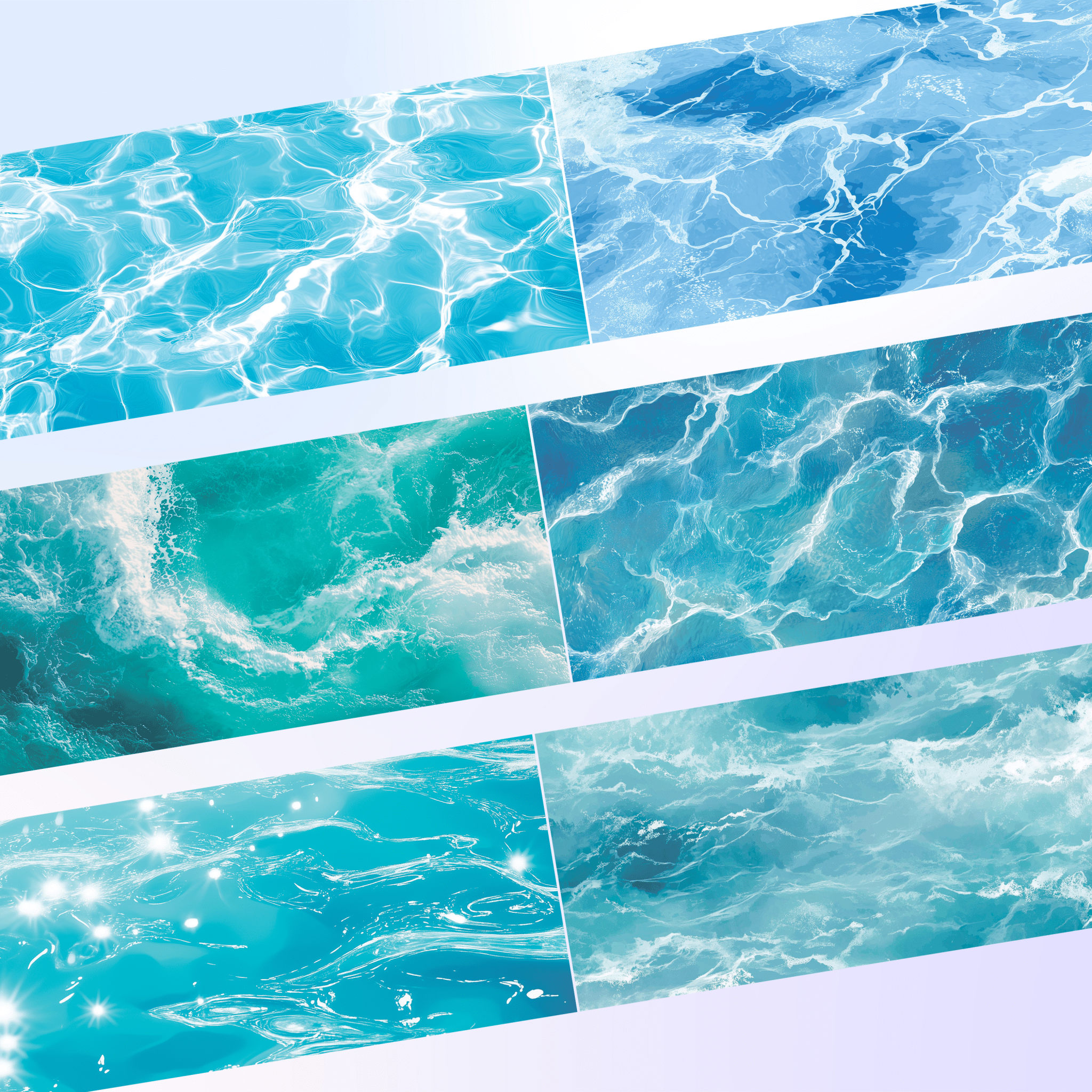 Queens Art Water PET tape 9cm x 1,25m - ViktaShop