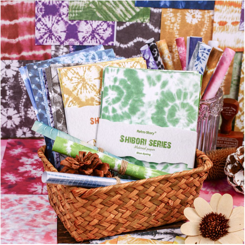 Retro Series Journaling Material Paper 32 sheets 6 designs - ViktaShop