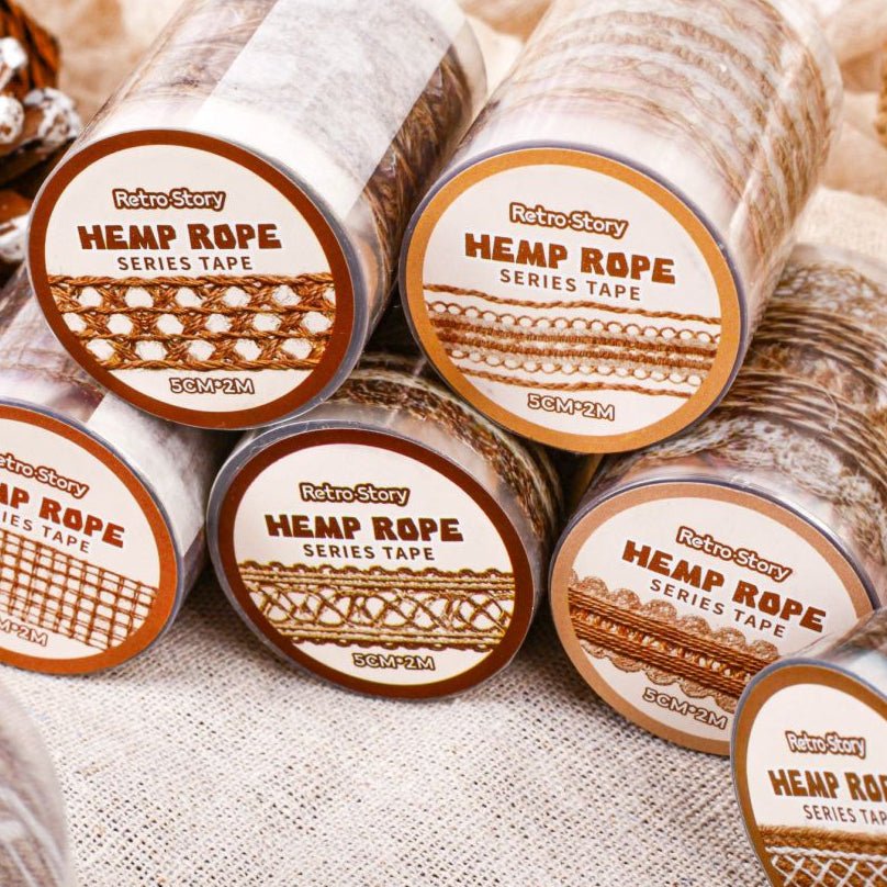 Rope Series PET Tape 5cm x 2m 6 Styles - ViktaShop