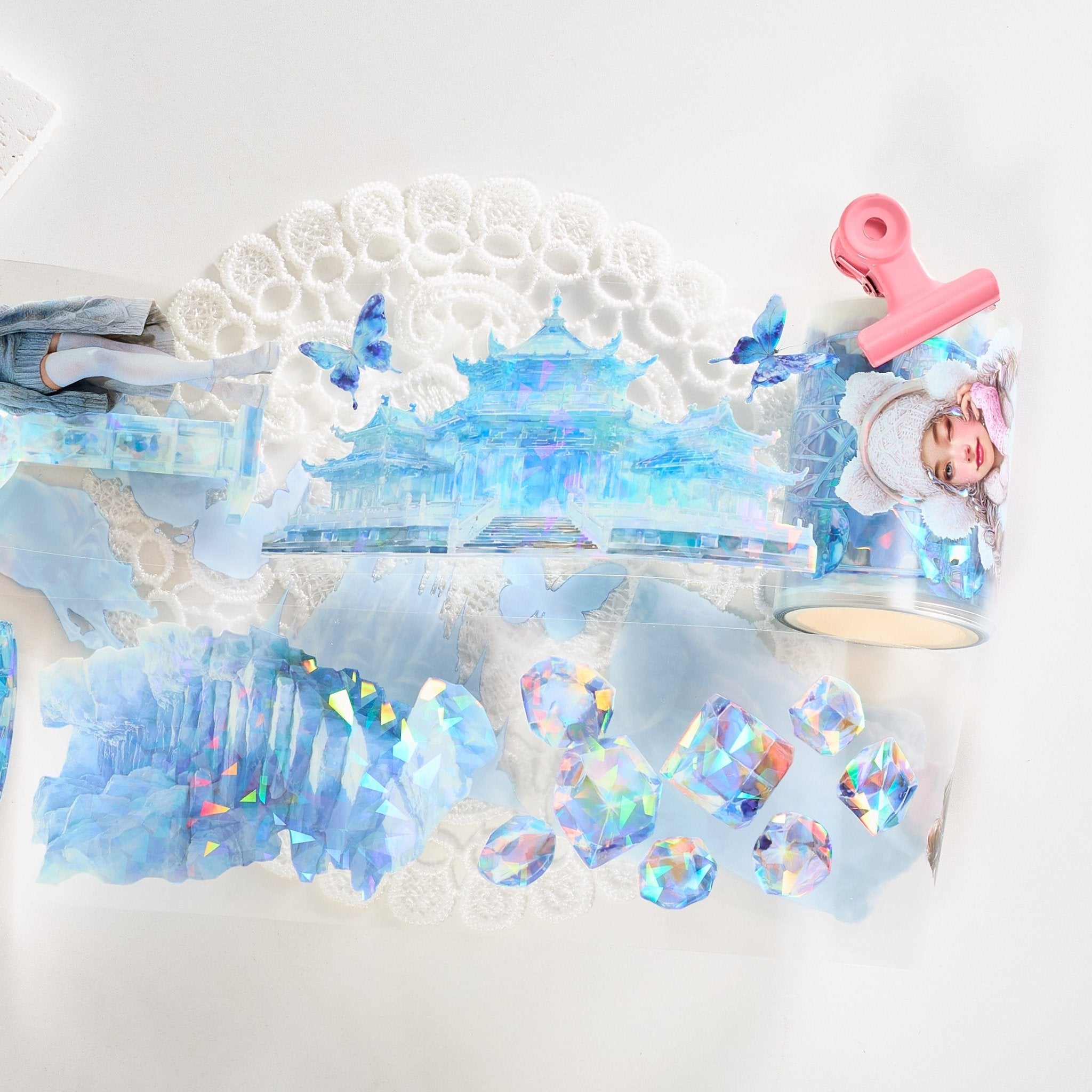 Shiimmer Ice Sculpture Gallery PET Tape Vol.1 6cm x 1m - ViktaShop