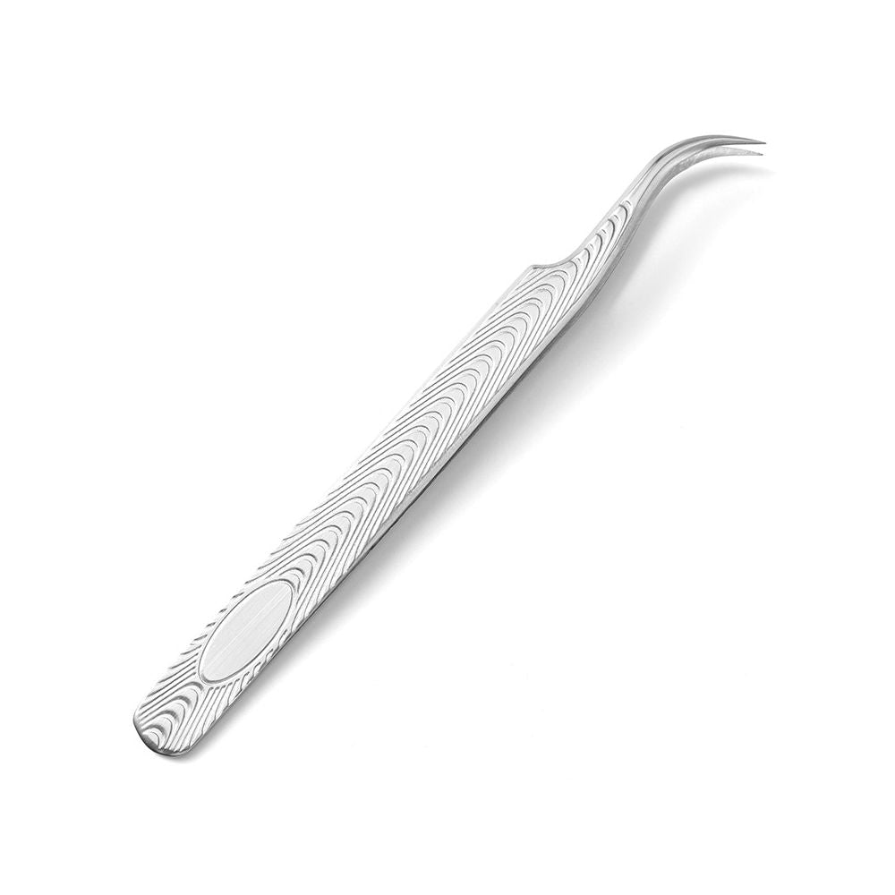 Stainless steel gold feather tweezers - ViktaShop