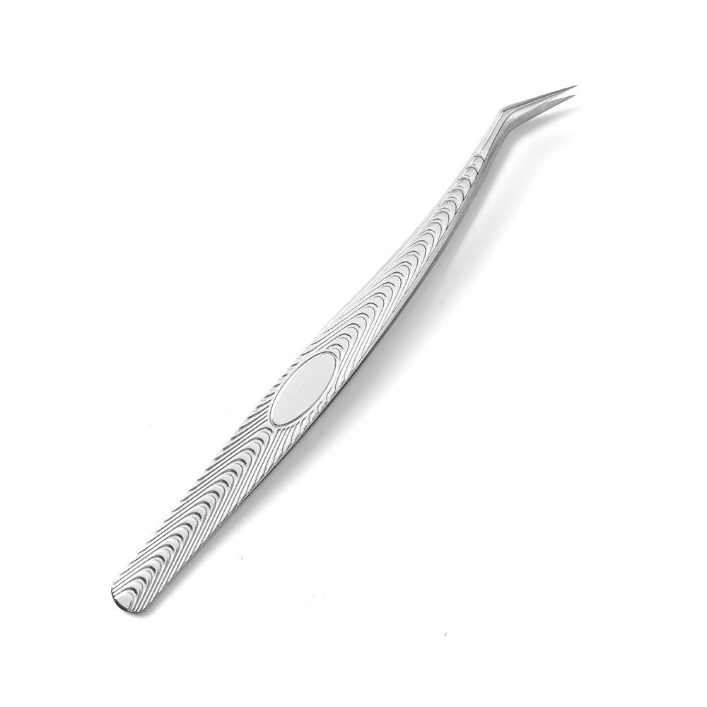 Stainless steel gold feather tweezers - ViktaShop