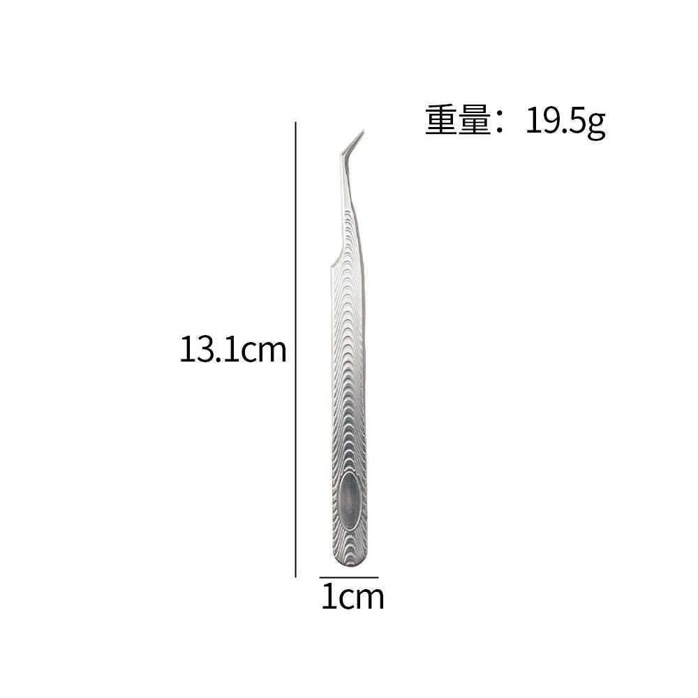 Stainless steel gold feather tweezers - ViktaShop