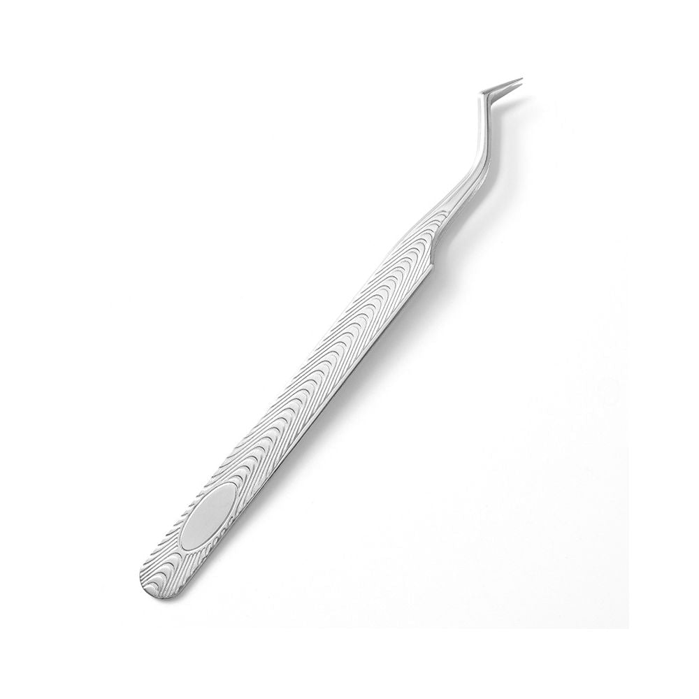 Stainless steel gold feather tweezers - ViktaShop