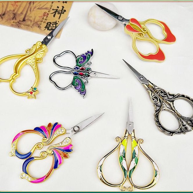 Stainless Steel Paper Cutting Scissors 18 Styles - ViktaShop