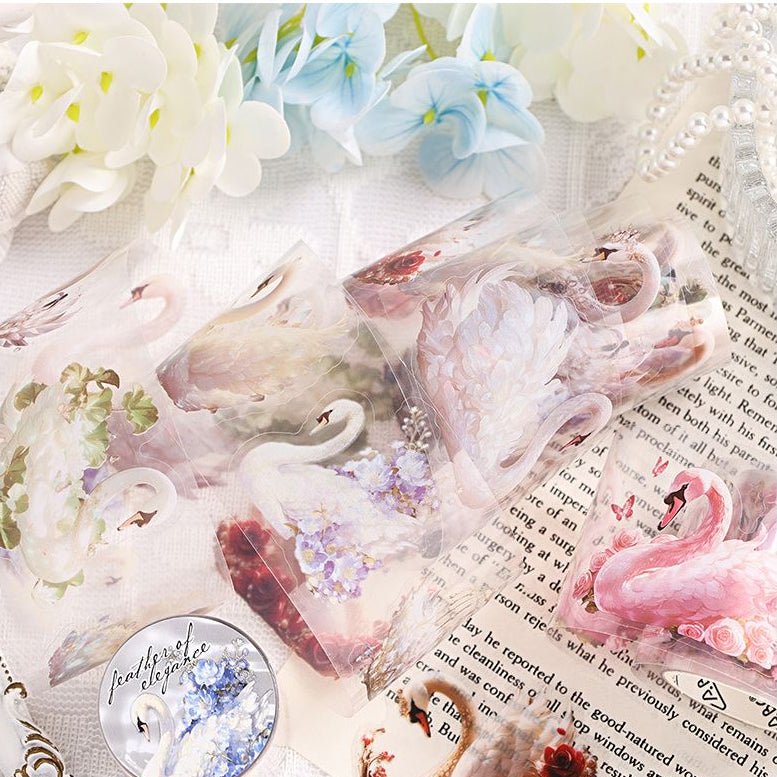 Swan series PET Tape 6 Types 5cm x 2m - ViktaShop