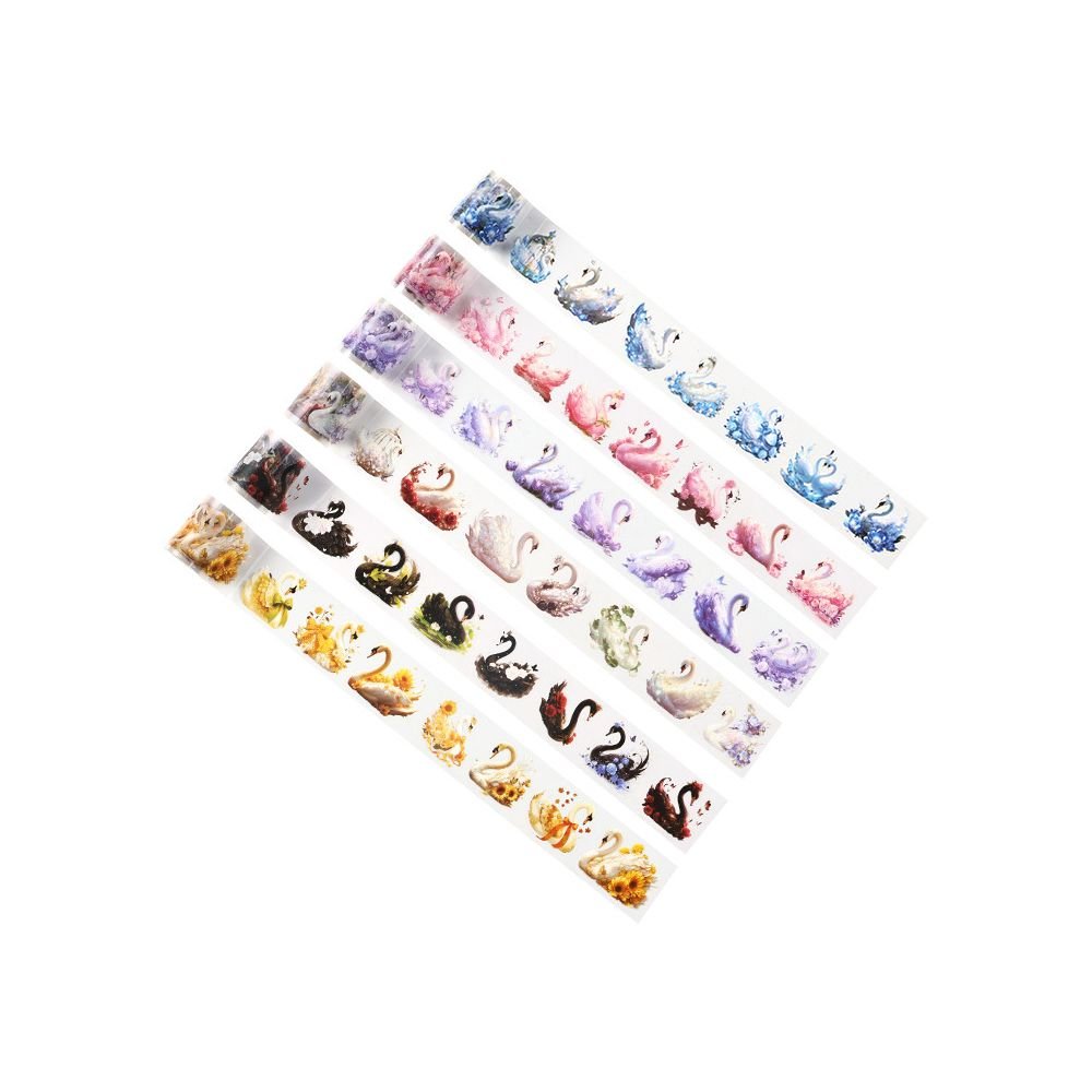 Swan series PET Tape 6 Types 5cm x 2m - ViktaShop