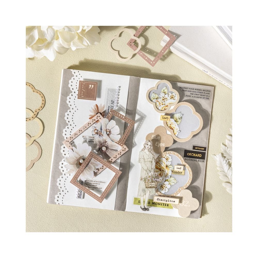 Tear Off Border Paper Stickers 10 Pcs 6 Styles - ViktaShop