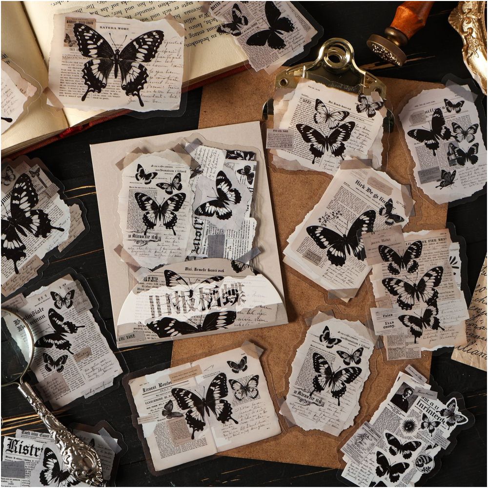 Theater Series Vintage PET Stickers 15 Sheets 6 Styles - ViktaShop