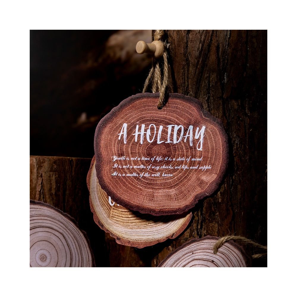 Tree Rings Series Paper Sticky Notes 4 Styles 60 pcs - ViktaShop