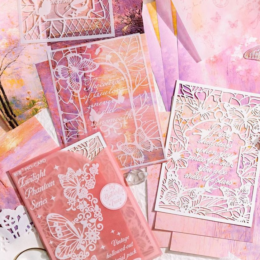 Twilight Enchantment Series Material Paper 4 Styles 19 Sheets - ViktaShop