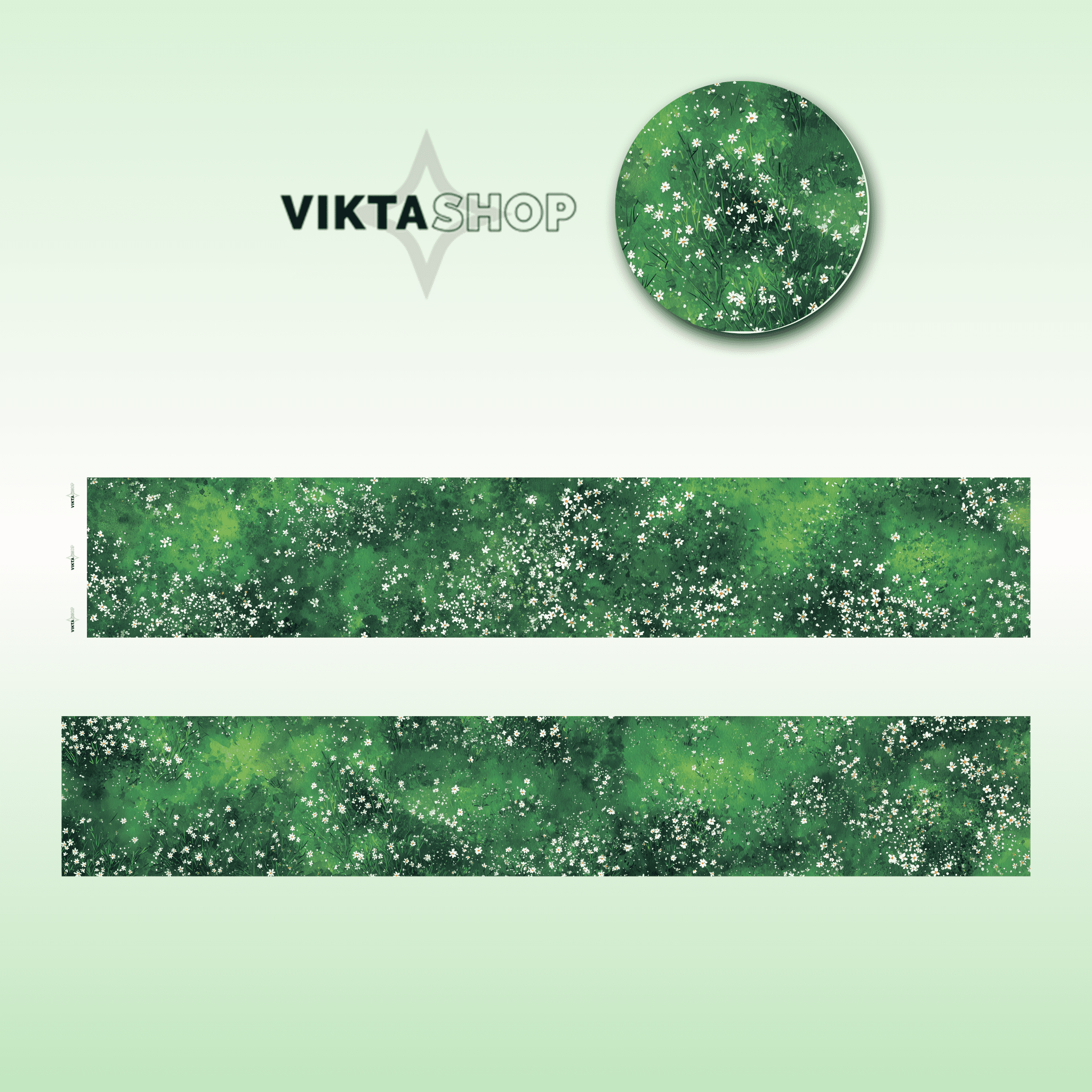 Viktashop grass PET Tape 7cm x 125cm - ViktaShop
