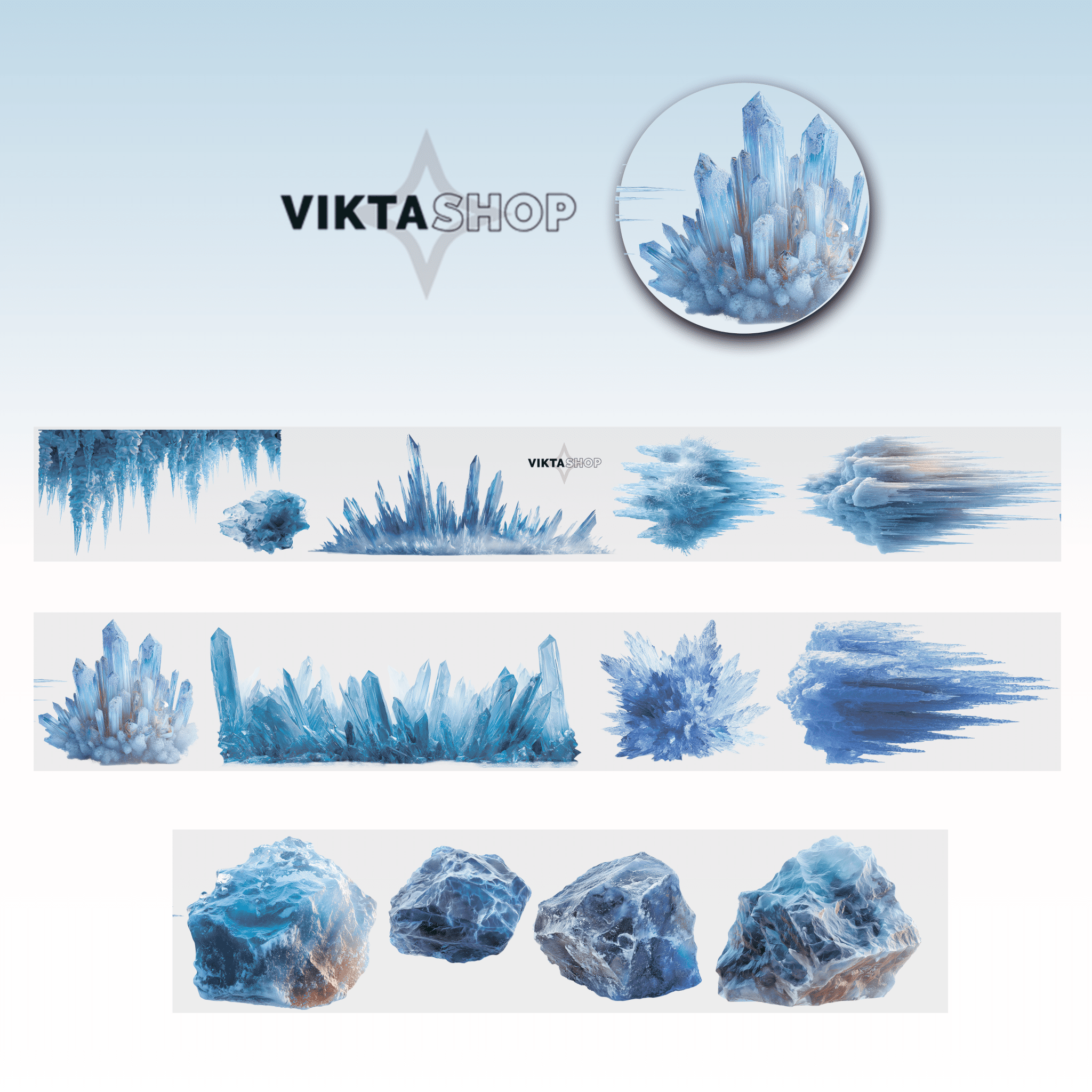 Viktashop magical winter PET tape - ViktaShop