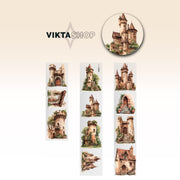 Viktashop medieval Castles PET Tapes 9cm x 125cm - ViktaShop