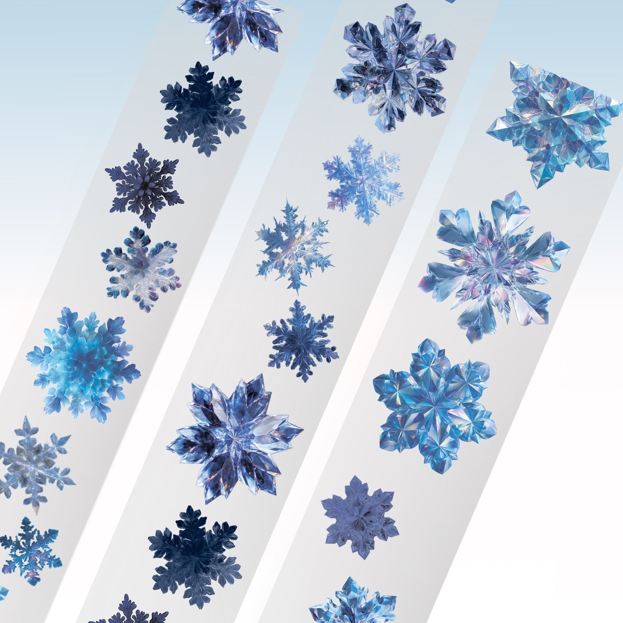 Viktashop winter snowflake PET Tape - ViktaShop