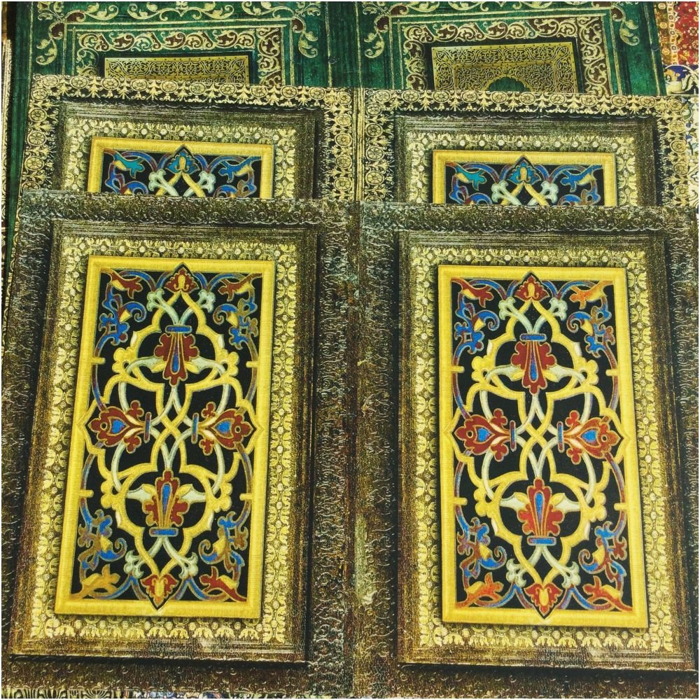Vintage Baroque Antique Background Paper A5 12 Sheets - ViktaShop