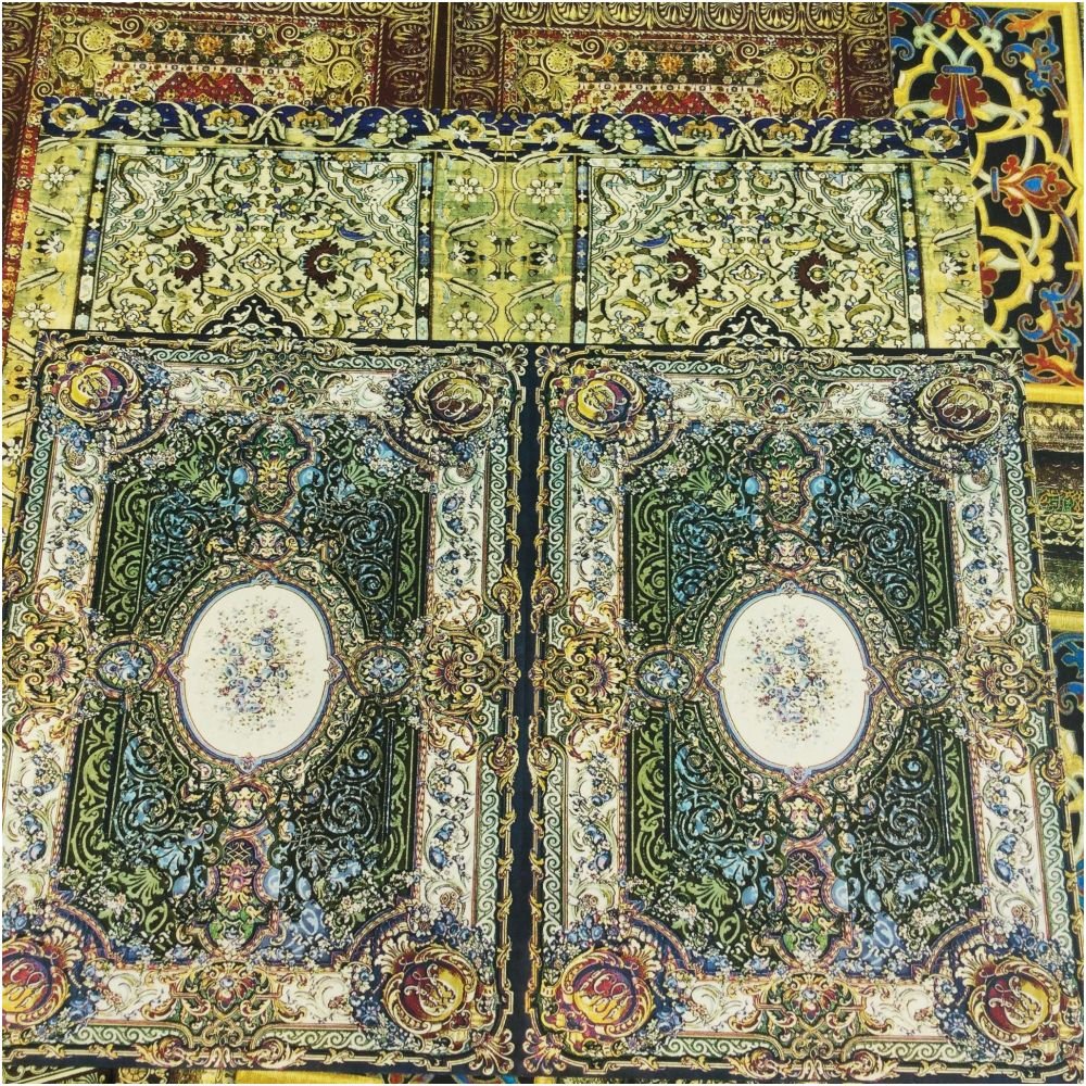 Vintage Baroque Antique Background Paper A5 12 Sheets - ViktaShop