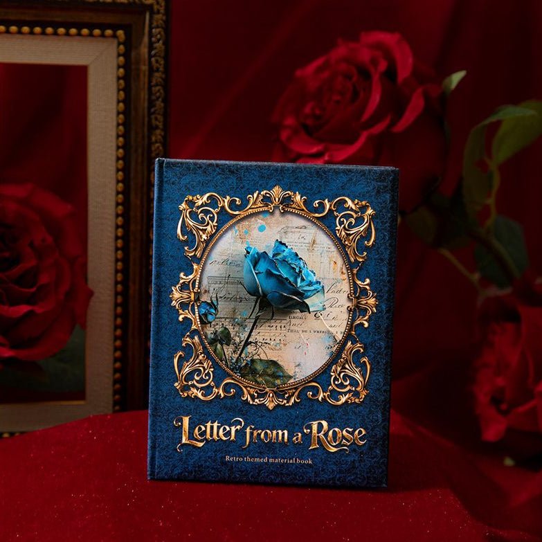 Vintage Rose Themed Material Paper 4 Styles - ViktaShop