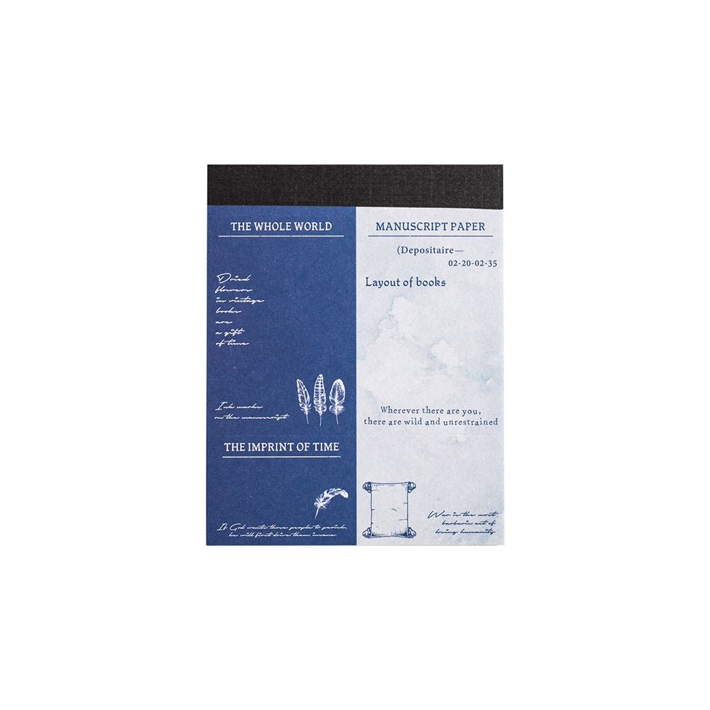 Vintage Style Memo Pads 6 Styles 30 Sheets - ViktaShop