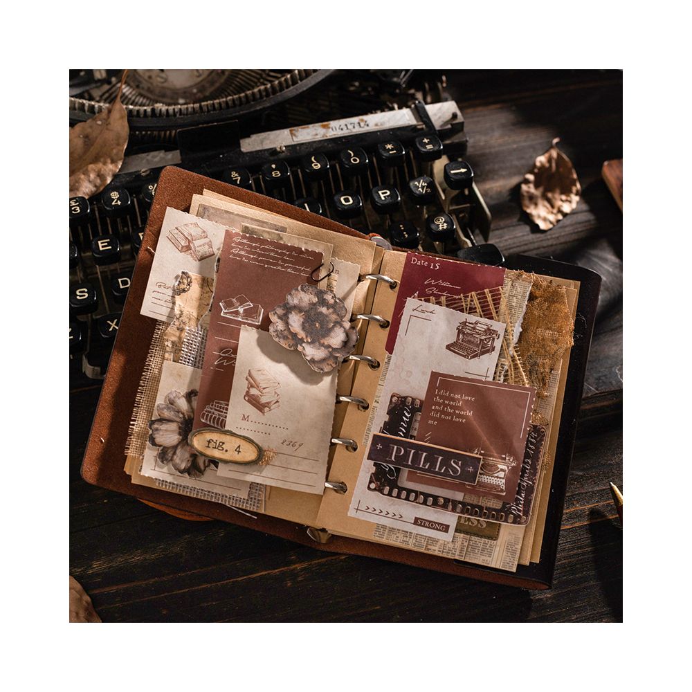 Vintage Style Memo Pads 6 Styles 30 Sheets - ViktaShop
