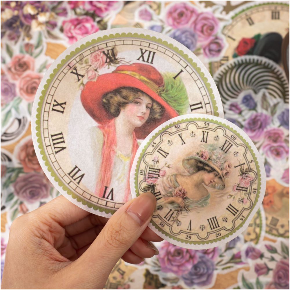 Wheel of Time Series Washi Stickers 40 Sheets 6 Designs - ViktaShop