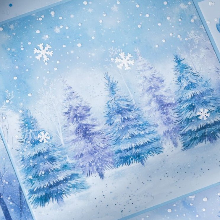 Window Snow Series 3D Sticker Pack 6 Designs 10 Sheets - ViktaShop