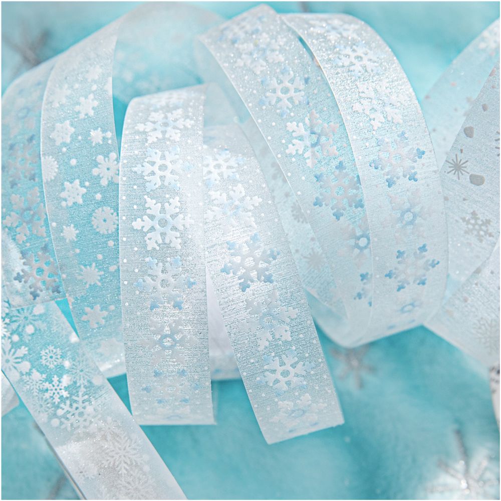 Winter Snowflake Theme Washi Tape 1 5cm x 2m 6 Designs - ViktaShop