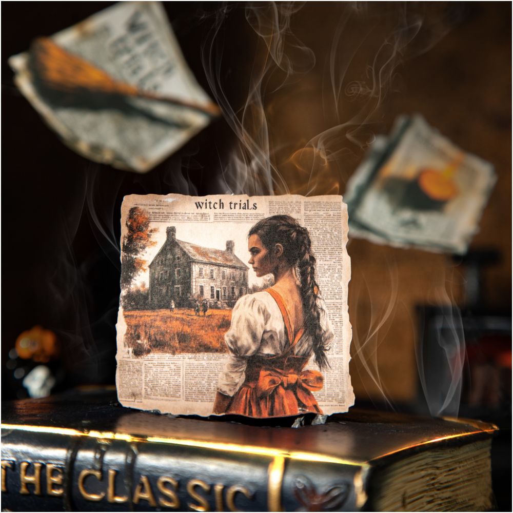 Witch Newspaper Series Paper Stickers 20 Sheets 4 Styles - ViktaShop
